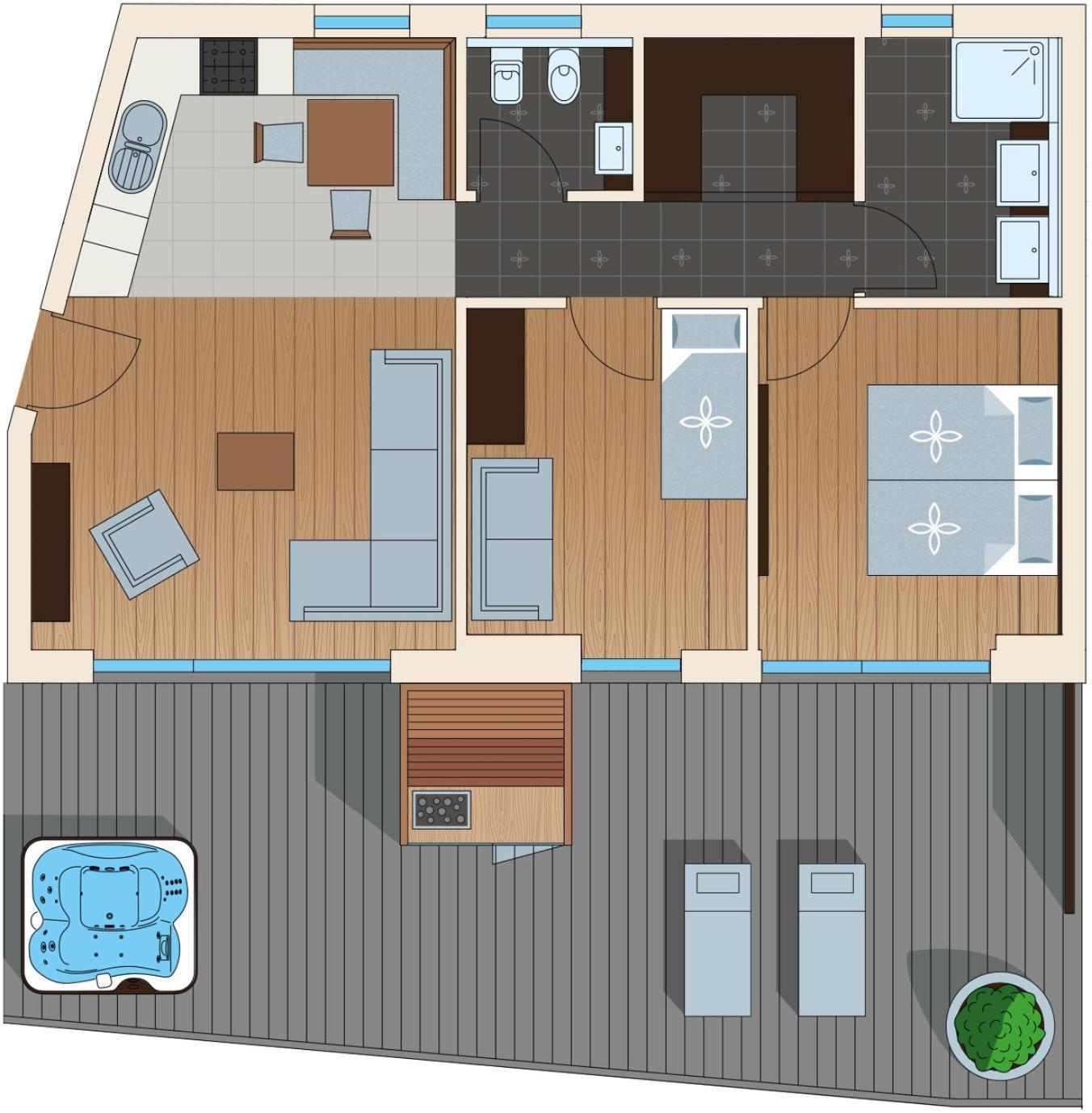 לה ואלה Apartments Aois 4 Elements Suits מראה חיצוני תמונה